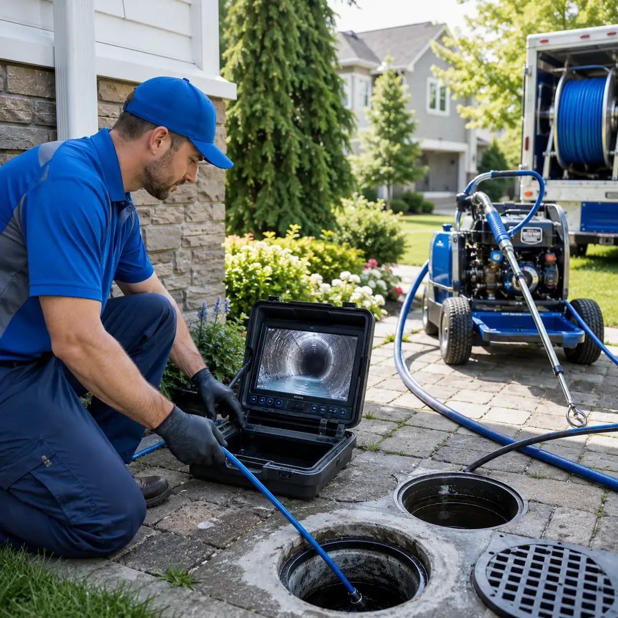 Outdoor drain cleaning professionals serving Hope Valley, RI